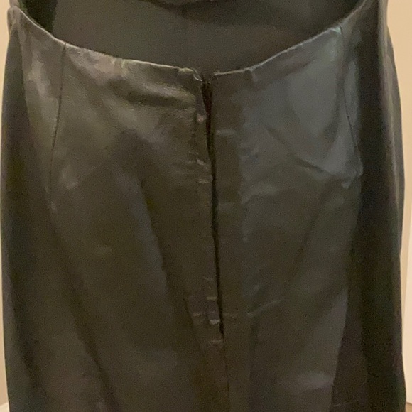 NWT  Shape FX By Newport News Leather Maxi Dress - Size 16 - Picture 7 of 11